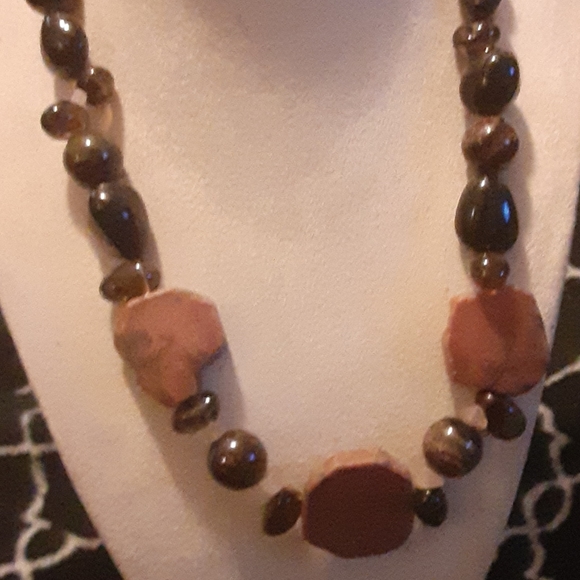 Semi Precious Stone Necklace - Picture 2 of 5